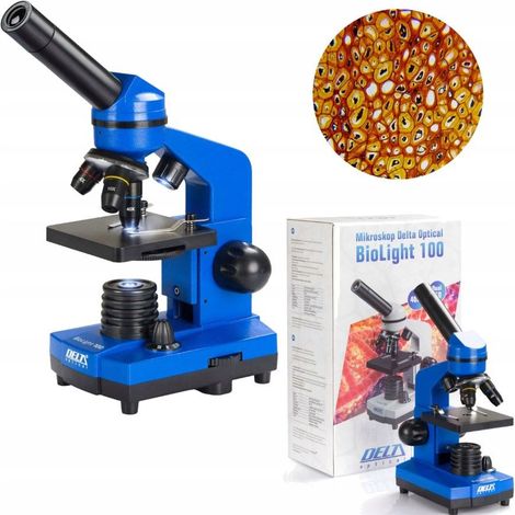 Delta Optical BioLight 100 Mikroskop (blau) (1/5)