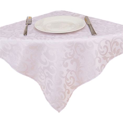 Serviettes de table en tissu jacquard damassé, imperméables et anti-taches, en polyester, lot de 10, 48 x 48 cm (1/5)