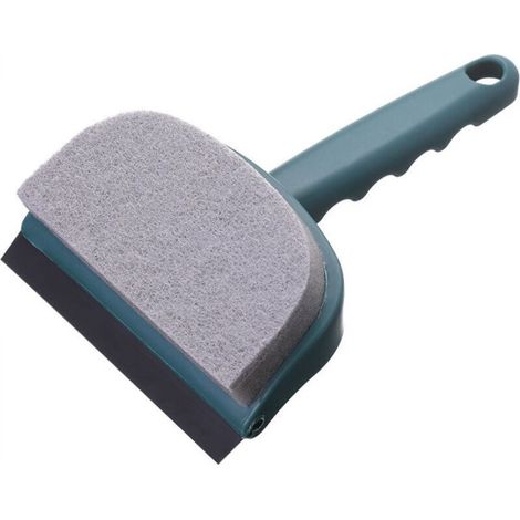ALLIANDISÉponge verte, 11,519 cm, tête de brosse double face, pour nettoyer les miroirs et les fenêtres, essuie-vitres. (1/4)