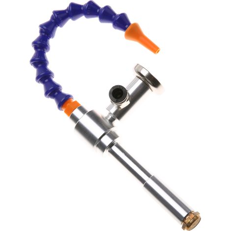 Pistolet à air froid Vortex 130 mm, machine de refroidissement à flux d'air sec avec tube flexible (08 + base magnétique) (1/5)