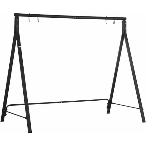 Steel Frame Multi-Swing Seat Frame - Black