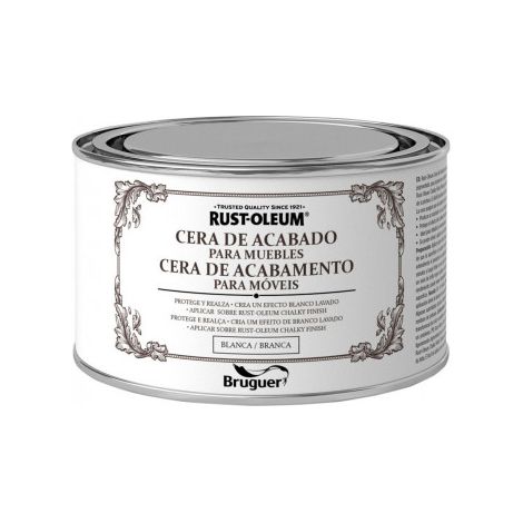 Cera acabado para muebles - 400 ml - Blanco