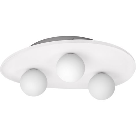 OSRAM Decor Plaster Nest Plafonnier décoratif en plâtre, 3 têtes, avec culot enfichable G9, IP20, blanc (1/5)