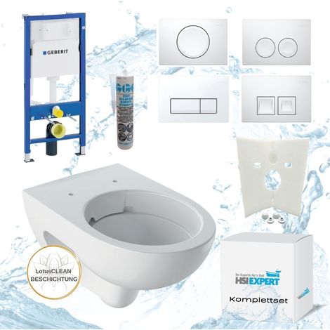 Geberit Vorwandelement Geberit Renova WC spülrandlos Komplettset Delta21 (1/5)