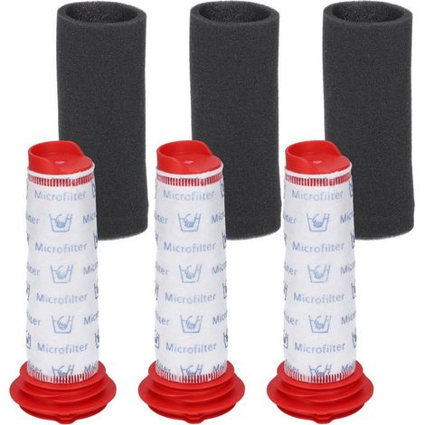 3x Filter für Bosch Athlet 00754176 BBH6P BCH6L BBH732 BBH BCH waschbar (1/3)