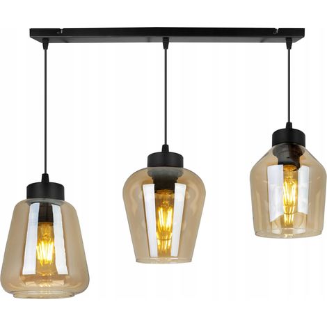 MODERNE ELEGANTE HÄNGELAMPE MIT GLASSCHIRM