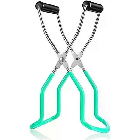 Pinces à bocaux Mason résistantes à la chaleur et anti-pincement, idéales pour la confection de confitures et la préparation de bocaux en verre. (1/5)