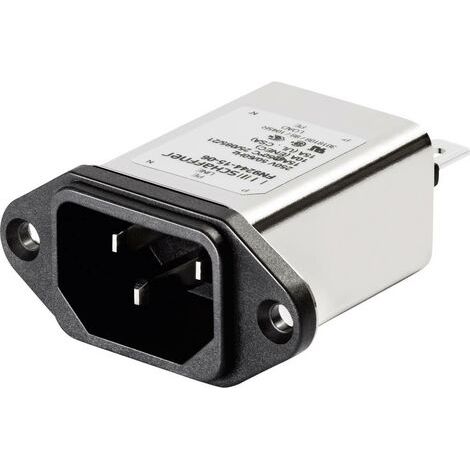 Filtre d'alimentation Schaffner FN9244-6-06 avec connecteur femelle pour appareil 250 V/AC 6 A (L x (1/2)