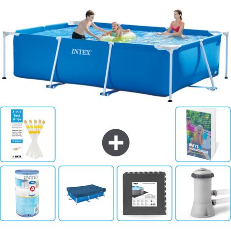 Rechteckiger Frame Pool - 300x200x75 cm - 7-teilig S41