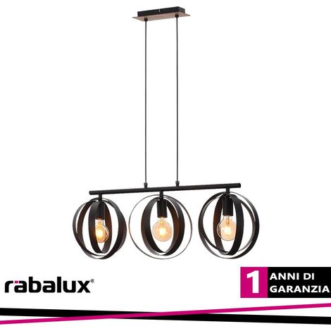 CORTADO, INDOOR IRON PENDANT LAMP, E27 3X MAX 40W, L84XD25XH (1/3)