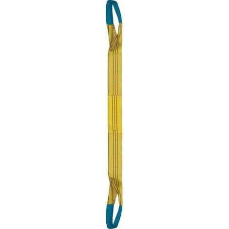 Elingue sangle double LEVAC - 90 mm - CMU 3T - Boucles repliées - Coeff.1/7 - L.6 m - 4822C60