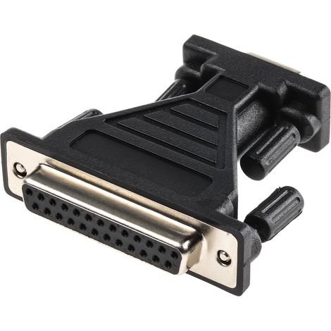 Adaptateur Sub-D 9 Femelle vers Sub-D 25 Femelle RS PRO ( Prix pour 1 ) (1/2)