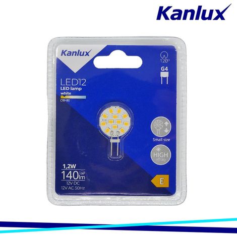 LAMPADINA LED LED12 G4-WW - KANLUX - Luce CALDA (1/3)