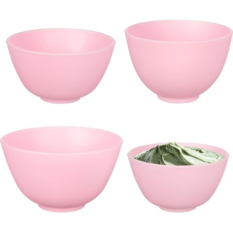 Ensemble de 3 bols à masques faciaux en silicone résistant aux chocs (1/4)