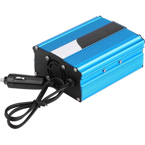 Inverseur de puissance 500W DC 12V à AC 220V-240V crête 600W convertisseur voiture avec chargeur USB double adaptateur (1/5)