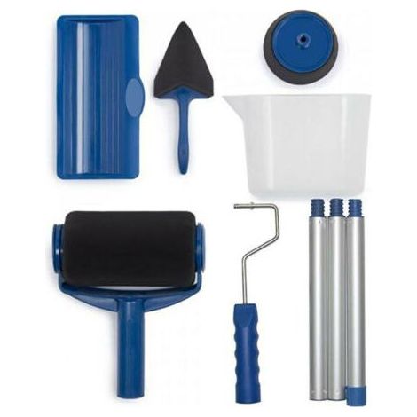 Nahtloses Farbroller-Set Runner Pro zum Streichen von Wänden, Türen, Böden, Decken, Dächern oder anderen großen Flächen, keine Vorbereitung, kein Schmutz (6-teilig) (1/4)