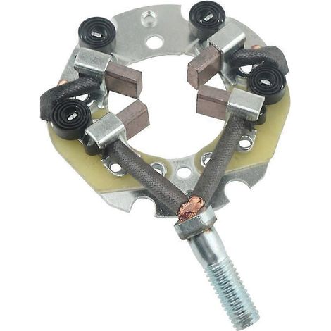 Jeu de balais de charbon 6N7-81840 pour moteur hors-bord Yamaha 115 CV, 150 CV et 200 CV (référence 6N7-81840-00). (1/4)