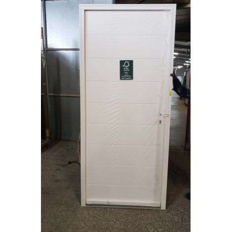 [jamais Utilise] Porte D'entree Bois Plein, Senart, H,215xl,90 P,gauche Côtes Tableau Second Choix (n°gd15) Gd Menuiseries