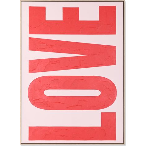 Cuadro Lienzo Ps 103X4,5X143 Love Pintado Mano (1/4)