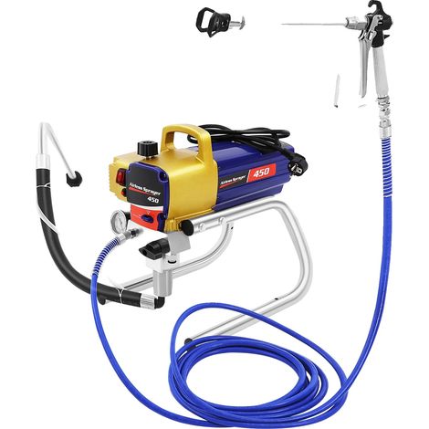 Pulvérisateur de peinture sans air, haute efficacité, débit maximal, or bleu (1/2)