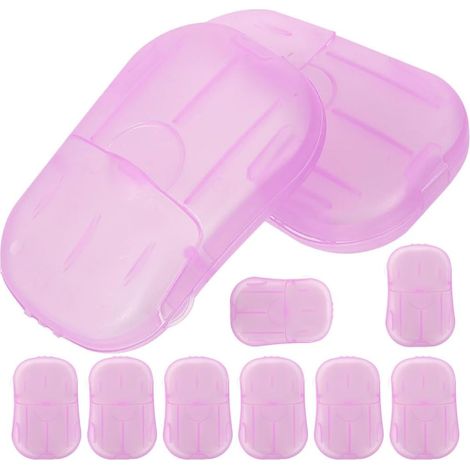 15 Boxes of Soap Sheets for Travel Portable PP Hand Soap