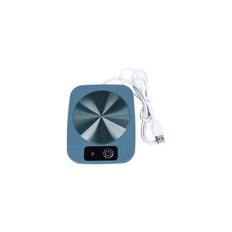 Taza térmica inteligente USB para café a temperatura constante – Portátil, ideal para la oficina/viajes/hogar, azul