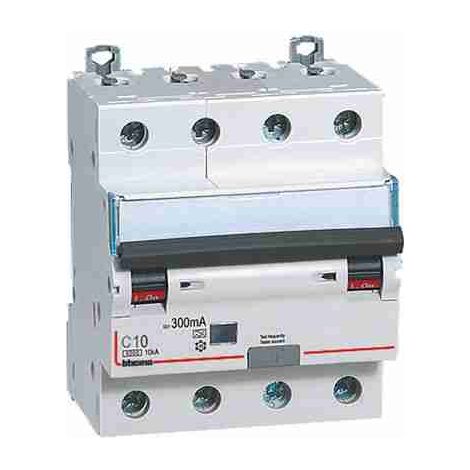 BTIGN8844A10 Interruttore magnetotermico differenziale BTDIN60 4P tipo A - In= 10A - Idn= 0.3A