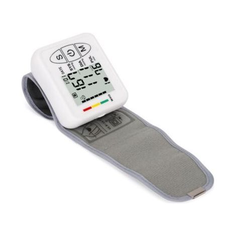 Tensiomètre au poignet parlant, détecteur de fréquence cardiaque, écran LCD numérique, transmission de données, mesure de la tension artérielle, détection de la fréquence cardiaque et du pouls, rapide (1/4)