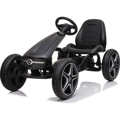 Mercedes Gokart für Kinder - 3 bis 7 Jahre - Verstellbarem Sitz -