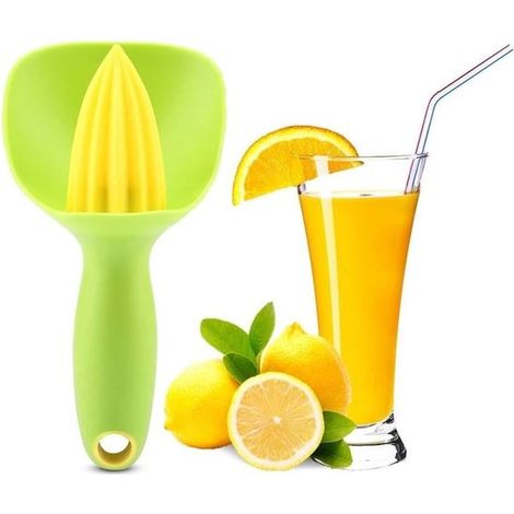 Jhubersproducts – Ergonomische Zitronenpresse – Manuelle Saftpresse – Spülmaschinenfest – Limette, Orange – Langlebiges Design – Geeignet für (1/5)
