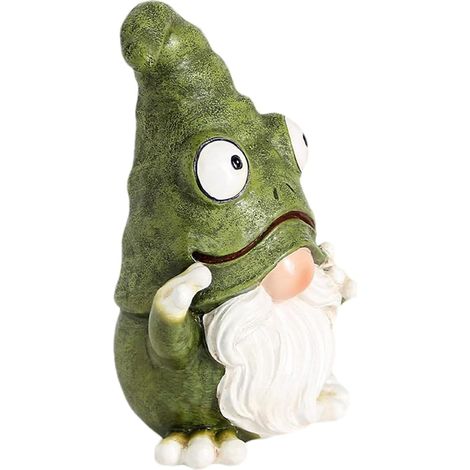 dekorative Froschharz Statue