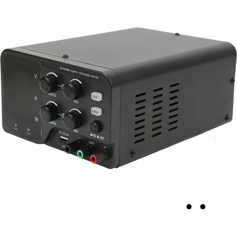 Bloc d'alimentation réglable CC 60V 5A, affichage LED 4 chiffres, tension ajustable 110-220V avec prise UE (1/5)