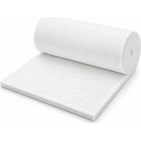 Laine isolante pour pot d'échappement, 75 x 50 cm, 8 mm d'épaisseur, résistant à la chaleur jusqu'à 800 °C, tapis isolant en fibre de verre, isolation acoustique pour moto Enduro, quad, scooter (1/5)