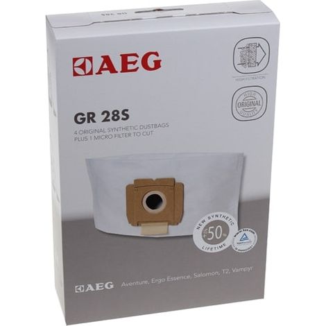 Aeg - vampyr 5000 staubsauger tasche orig gr28s set4 + 1 filter - 9002565423 - 7321420568554