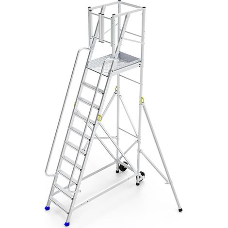 Piattaforma - 9 gradini - altezza masssima di lavoro 4.25m - ER9
