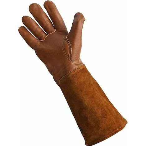 Ulisem Gants de levage en cuir pour le jardinage et le soudage, offrant une protection contre les épines et la chaleur, vendus par paire. (1/3)