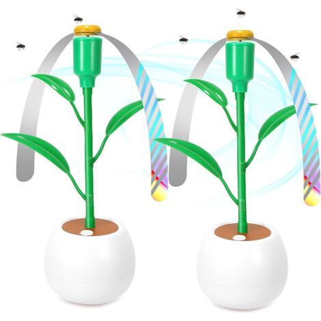 2 Pack Fly Repellent Table Fans, Fly Repellent Fans, Portable Hanging Table Fans, Indoor Fly Repellents for Kitchen and Dining Table (1/4)