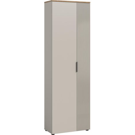 Slide Kleiderschrank 2 Türen Kaschmir Dekor.
