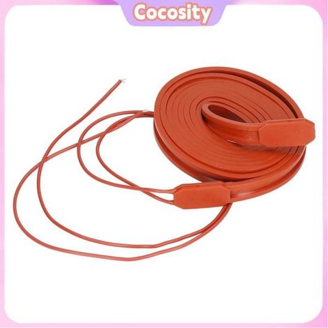 Ruban chauffant en Silicone Durable, chauffage uniforme, AC 150W pour tuyaux, réservoirs, chauffage au fil Nichrome avec isolation (1/4)