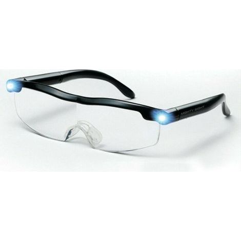 Leistungsstarke Lesebrille mit LED-Licht, 160% Vergrößerung, zum Lesen, für alle Präzisionsarbeiten, Reparaturen, Nähen, Uhren und Bastelarbeiten (160% Vergrößerung) (1/5)