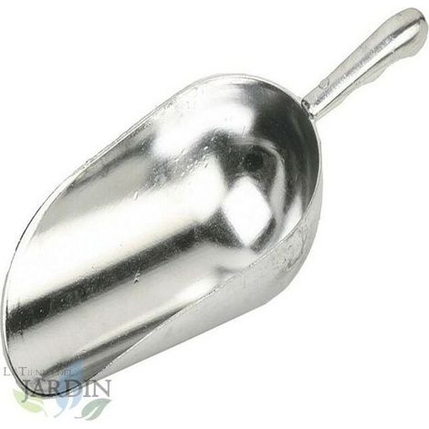 Pelle à Nourriture en aluminium pour Animaux (Capacité 1,3 Kg) pour Nourriture de volaille, Mouton, Chevaux