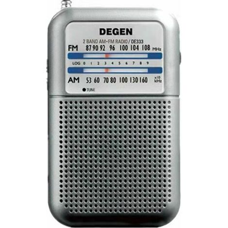 DE-333 Mini Radio Portab,Poste Radio Transistor avec Bouton FM et Indicateur de Signal, Pi Remplaçab (AAA),de DEBUNS (1/5)