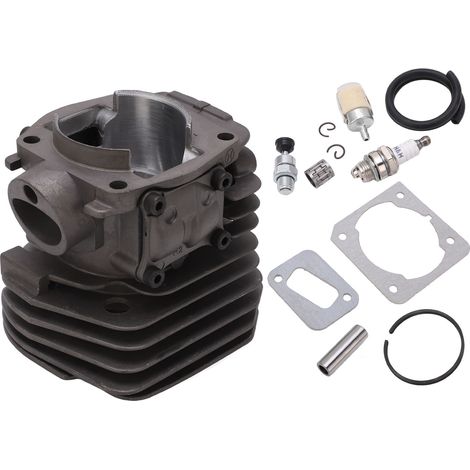Kit de cylindre pour tronçonneuse électrique, bougie d'allumage, aiguille à roulement, soupape de décharge, ligne de carburant, adapté à Husqvarna 351 (1/5)