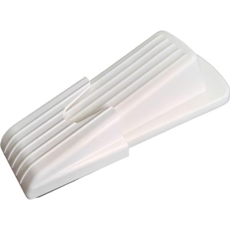 2er-Pack robuste Türstopper, kollisionssicher, für Glasschiebetüren, Metall, Holz, Zuhause, Büro (weiß)