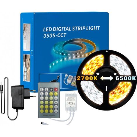 Pack Ruban LED 12V 3535 60L - 3 mètres CCT - Ledme - LM2401 (1/4)
