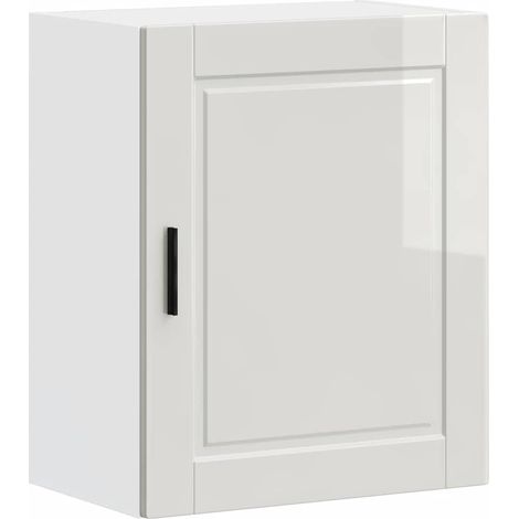 Maison Exclusive - Pensile da Cucina Porto Bianco Lucido in Legno Multistrato