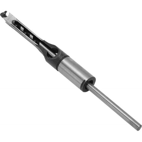 Brocas cuadradas para carpintería (de 6 mm a 16 mm) - Barrena para mortajas - Cincel para madera - Sierra de corona cuadrada con broca helicoidal - Herramientas de perforación (12 mm)