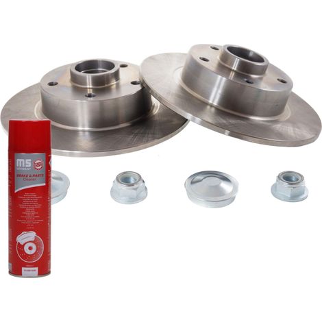 DISCHI FRENO ""MS"" 2 pz. con cuscinetto posteriore S/D RENAULT FLUENCE, MEGANE CC, MEGANE III 1.2-2.0D 11. (1/3)