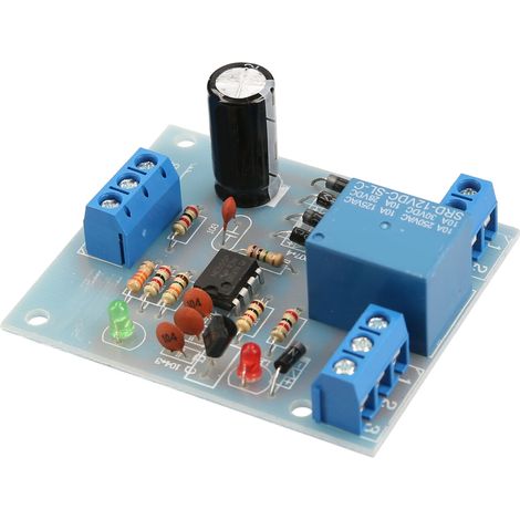 Module Capteur Contrôleur Niveau d'Eau Liquide 12V CC Relais Détecteur Niveau Pour Pompe Évacuation Commutateur Carte Circuit (1/2)