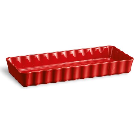 Tourtière Rectangulaire Emile Henry Grand Cru Céramique Hr® Rectangulaire Longue 15x36 Cm - Emile Henry (1/3)